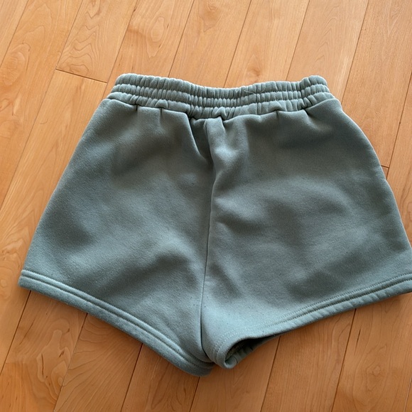 Sage green sweat shorts - Shein size small - Picture 3 of 3